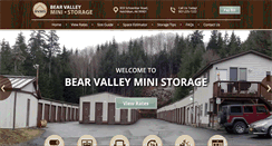 Desktop Screenshot of bearvalleyministorage.com